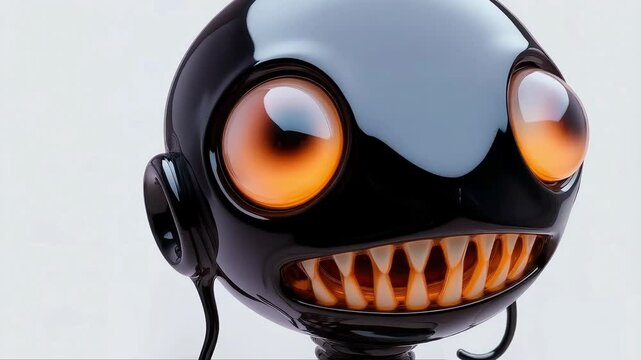 funny monster robot
