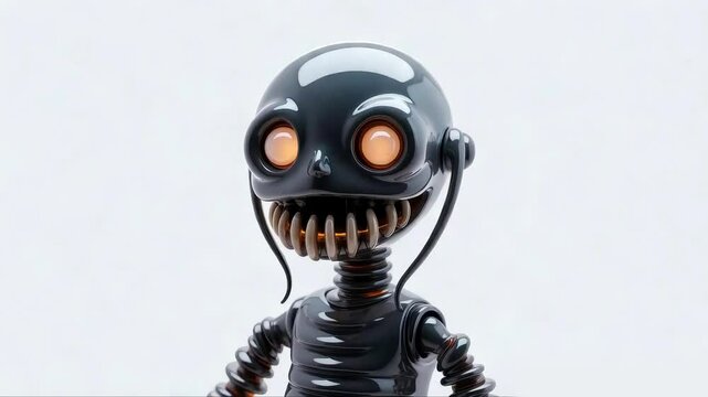 funny monster robot
