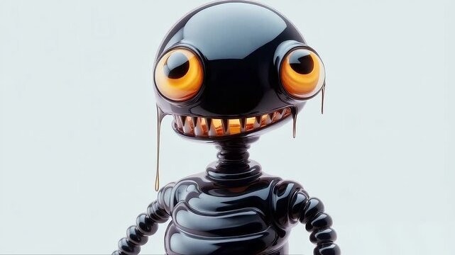 funny monster robot

