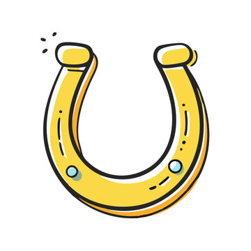 recommend clip art: lucky charm horseshoe icon, lucky charm horseshoe vector illustration-simple illustration of lucky charm horseshoe, perfect for lucky charm horseshoe logos and icons