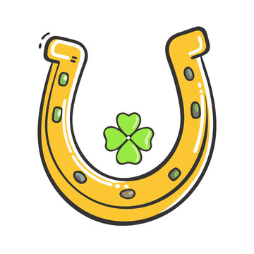 recommend clip art: lucky charm horseshoe icon, lucky charm horseshoe vector illustration-simple illustration of lucky charm horseshoe, perfect for lucky charm horseshoe logos and icons