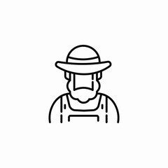 bee keeper icon sign vector