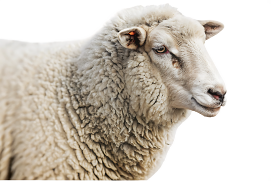 sheep isolated on white background PNG