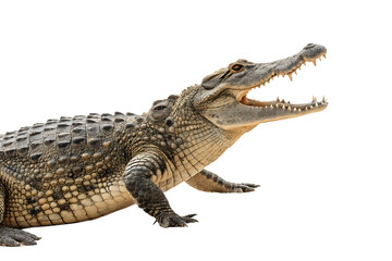 Fototapeta premium crocodile isolated on white background ,include clipping path AI Generated by PNG
