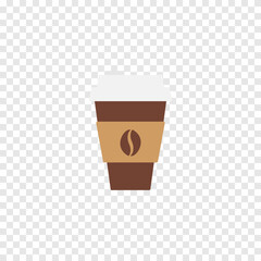 Coffee icon. Vector illustration.