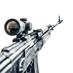 Fototapeta premium Saiga-12 isolated on transparent background .