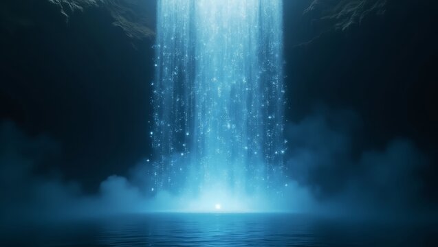 Glowing Data Cascade in Cyber Landscape – Great for Software and Cloud Platform Concepts