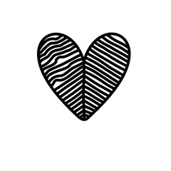 heart made of paper clips, Heart Line Art, Heart Background 