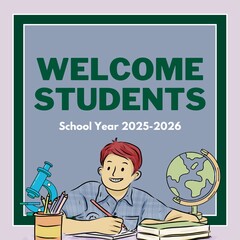 a student in the room 