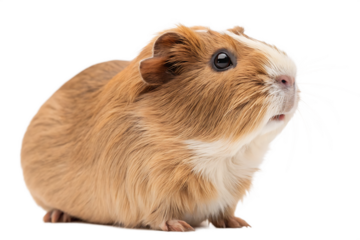 Cute Guinea Pig Looking Forward AI Generated by PNG