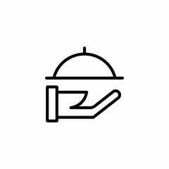 food delivery icon sign vector