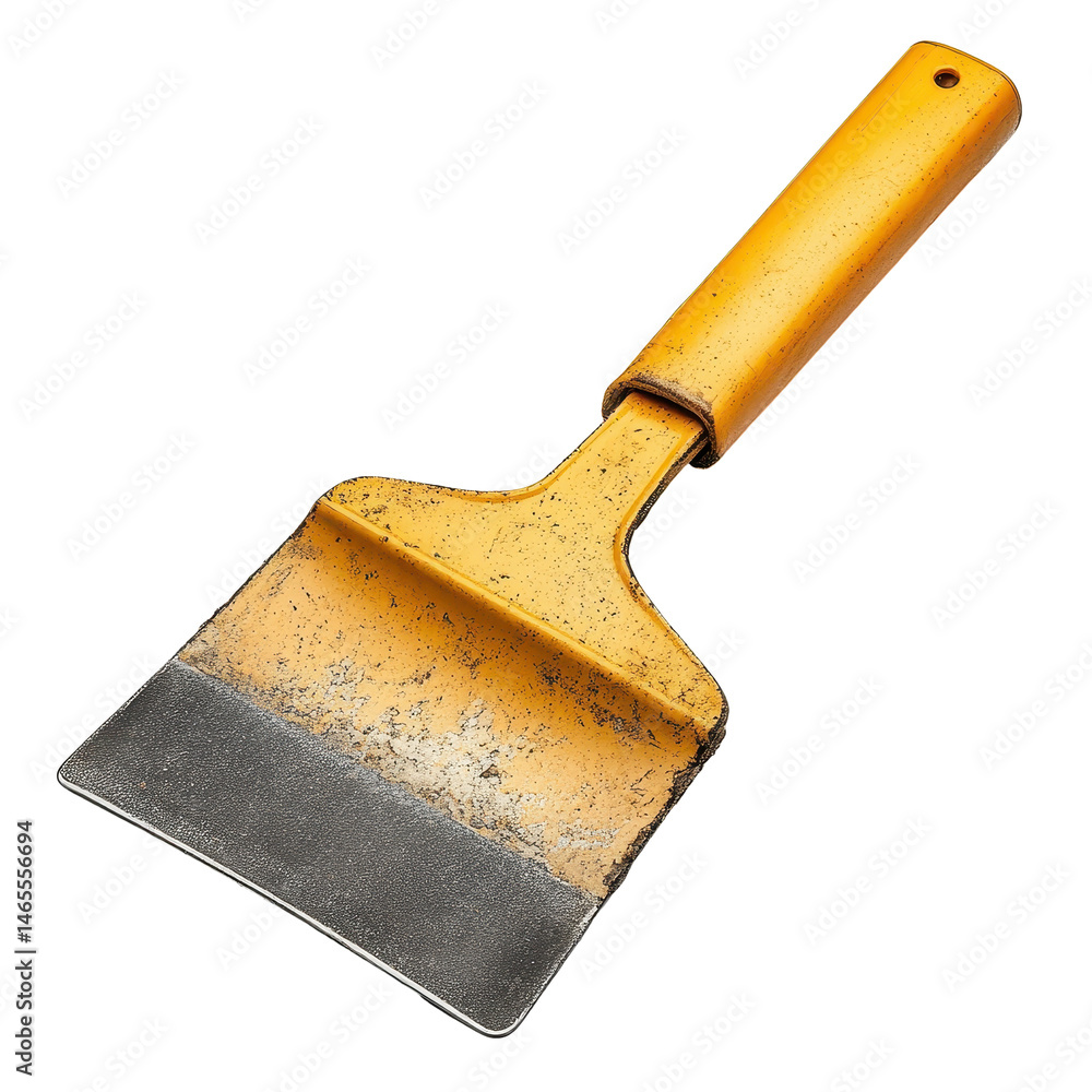 Poster scraper isolated on transparent background .