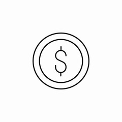 penny money icon sign vector