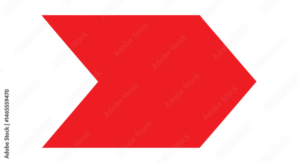 Aufkleber red right arrow,red arrow pointing right,red arrow illustration isolated,right-pointing minimalist a