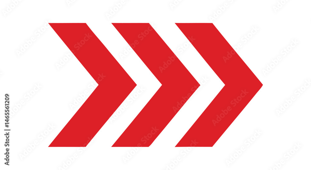 Aufkleber red right arrow,red arrow pointing right,red arrow illustration isolated,right-pointing minimalist a