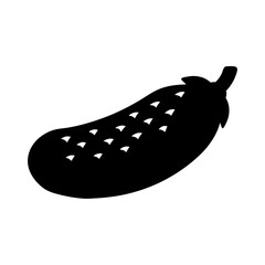 Vector illustration design of fresh cucumber vegetable