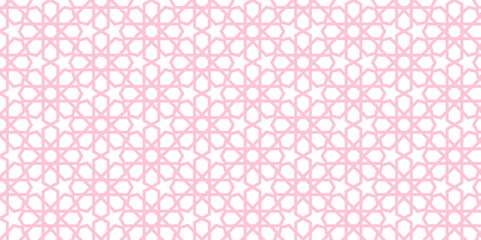 Abstract Islamic Geometric Floral Pattern. Abstract pattern design. 