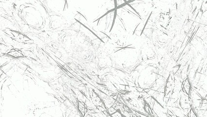 Light Gray Scratches, White Background, Abstract