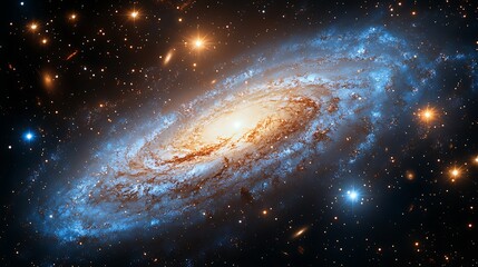 Obraz premium Luminous black hole energy space vortex high resolution hd background