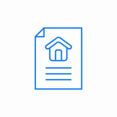document house icon sign vector