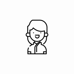 happy doctor icon sign vector