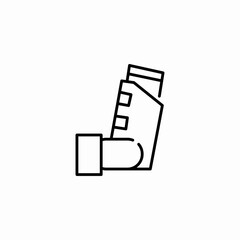 inhaler device icon sign vector