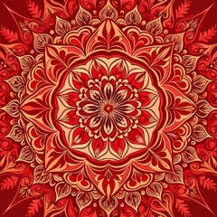 seamless pattern with flowers