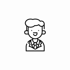 male pharmacist icon sign vector
