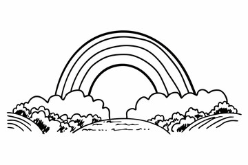 vector illustration of a landscape