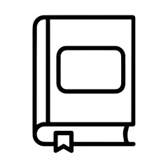 Textbook icon on white background vector
Vector education icon