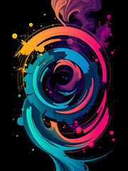 abstract tshirt design background