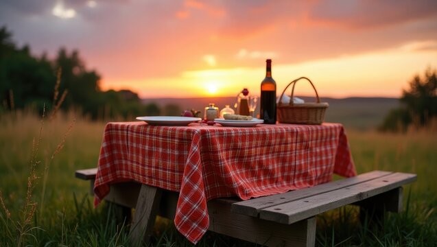 picnic in the garden