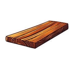 wooden sticks isolated on white background