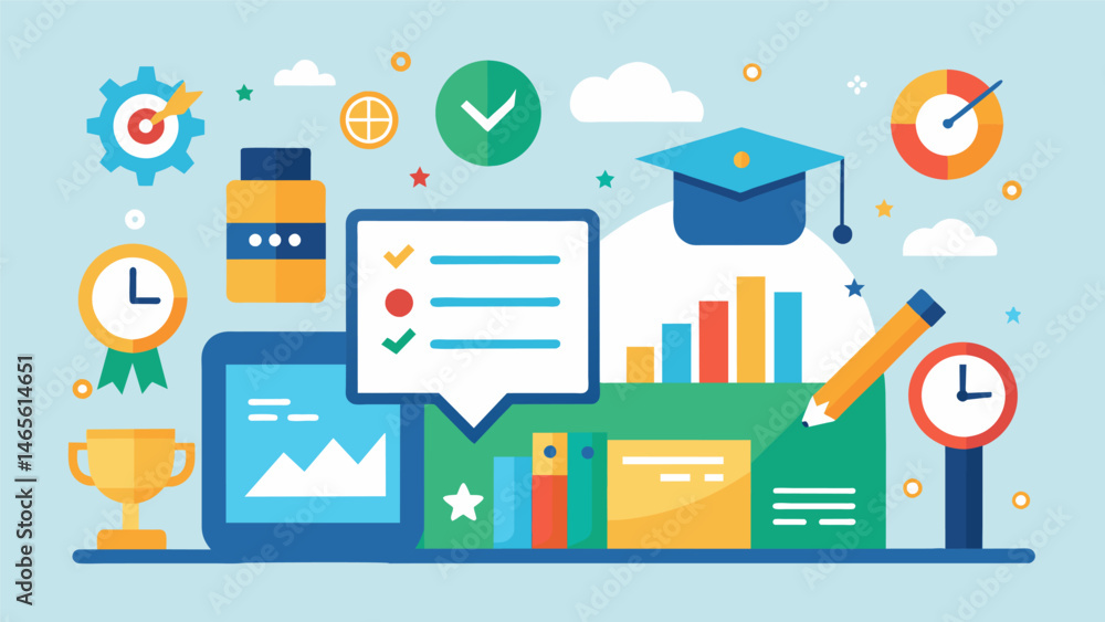 Poster a dynamic dashboard that displays student achievement in various subjects and identifies areas in ne
