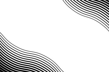 Striped Transition from Black to White Waves