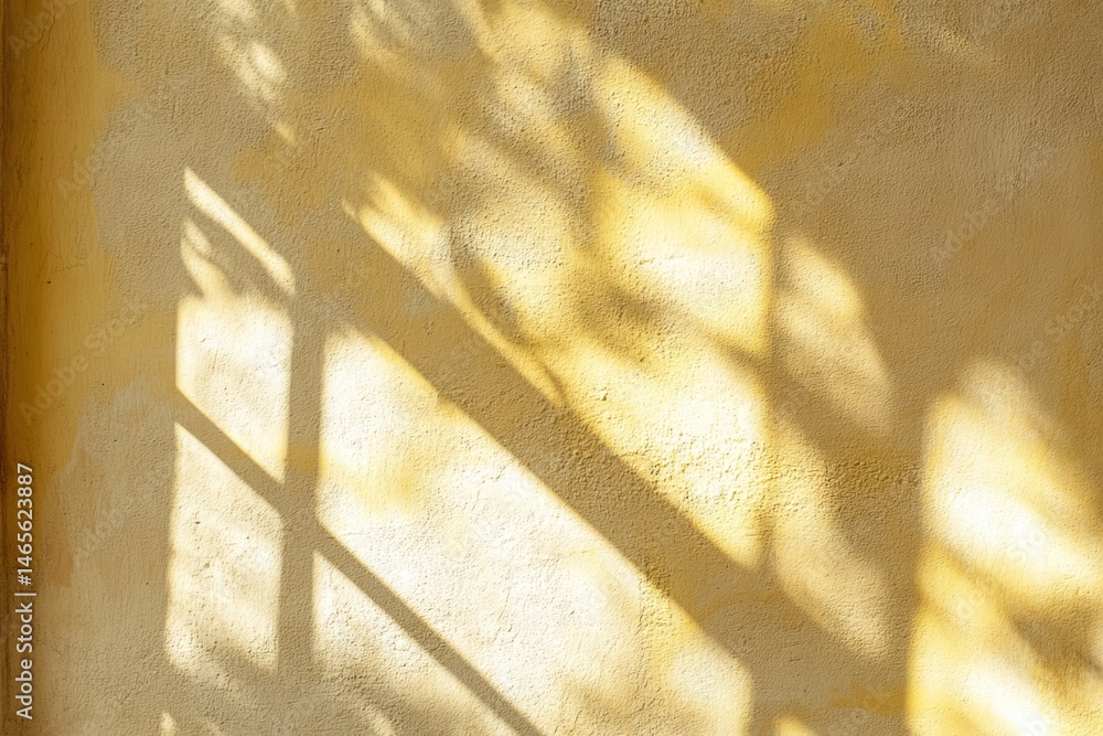 Poster window light and shadow design on background