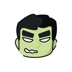 Isolated monters icon halloween illustration