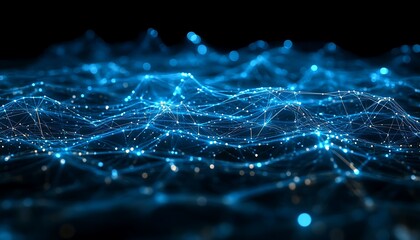 Abstract digital representation of complex data structure.