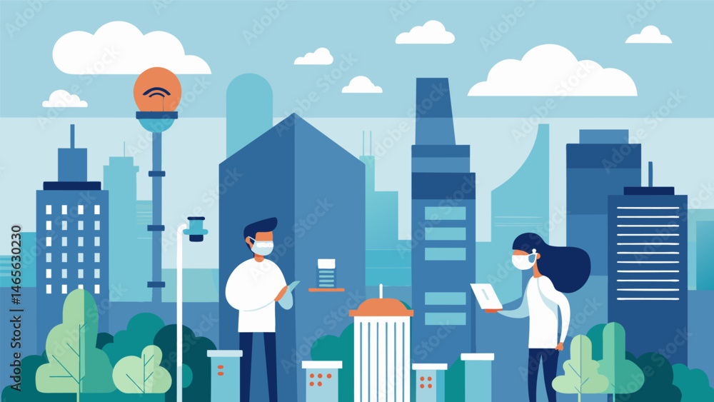 Poster a city government partners with local universities to deploy sophisticated air quality monitoring de