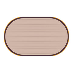 Isolated letter white coffee shop illustration