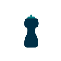 Sport water bottle icon. Vector