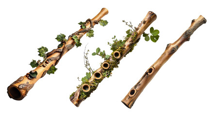 Dryad living wooden flute that plays forest melodies