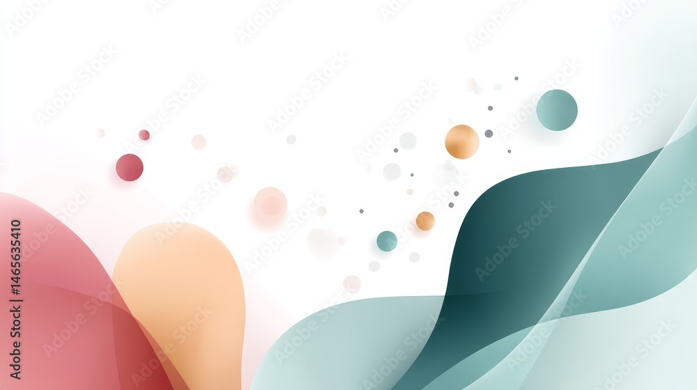 Poster abstract fluid wave background design - elegant abstract background with flowing pastel waves, trans