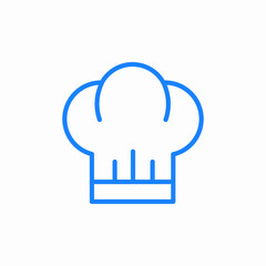 chef hat cooking icon sign vector