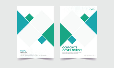 Fototapeta premium annual report brochure cover. cover template vector. cover design vector. cover