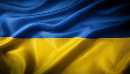 waving colorful flag of ukraine
