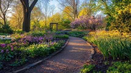 Naklejka premium Lively Equinox Blooming with Natural Renewal