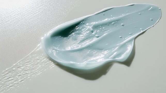 Thin gel face mask package - skincare beauty product. 