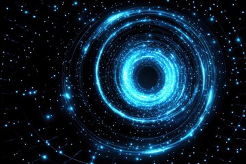 Fototapeta premium Explore Abstract Data And Visualize Shiny Space, Digital Innovation Concept