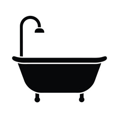 bathtub icon vector illustration